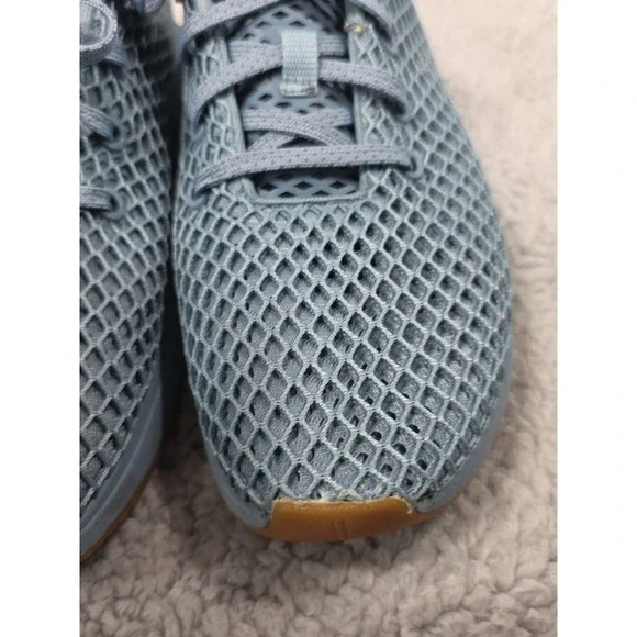 Nobull Project Knit Runner Diamond Mesh Blue Gum Running Shoes Women 8.5 Men 7 - Picture 4 of 14